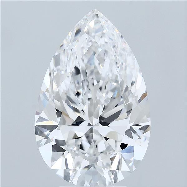 6.03ct Pear D VVS2 Lab Created Diamond