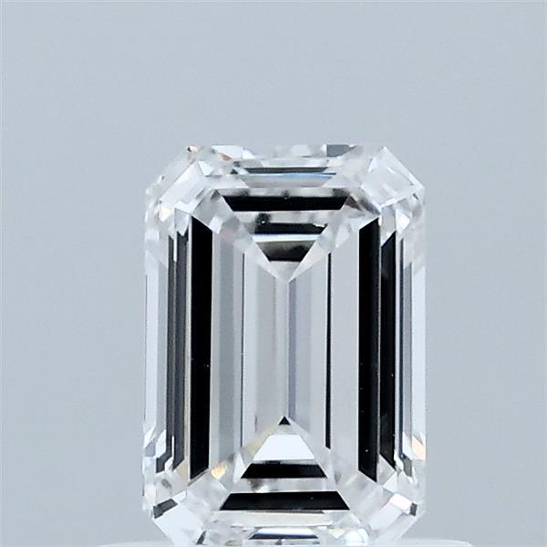 0.77ct Emerald D VVS2 Lab Created Diamond