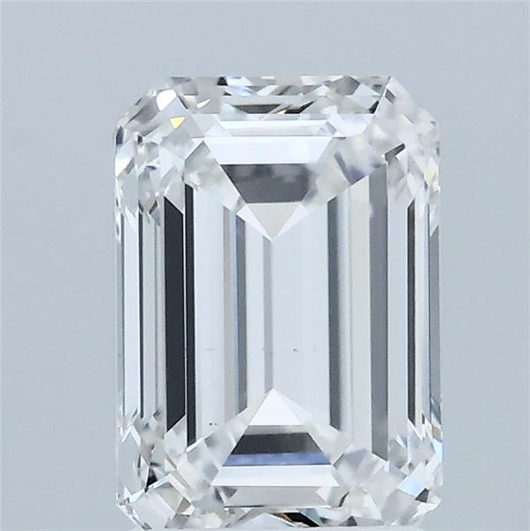 2.03ct Emerald F VS1 Lab Created Diamond