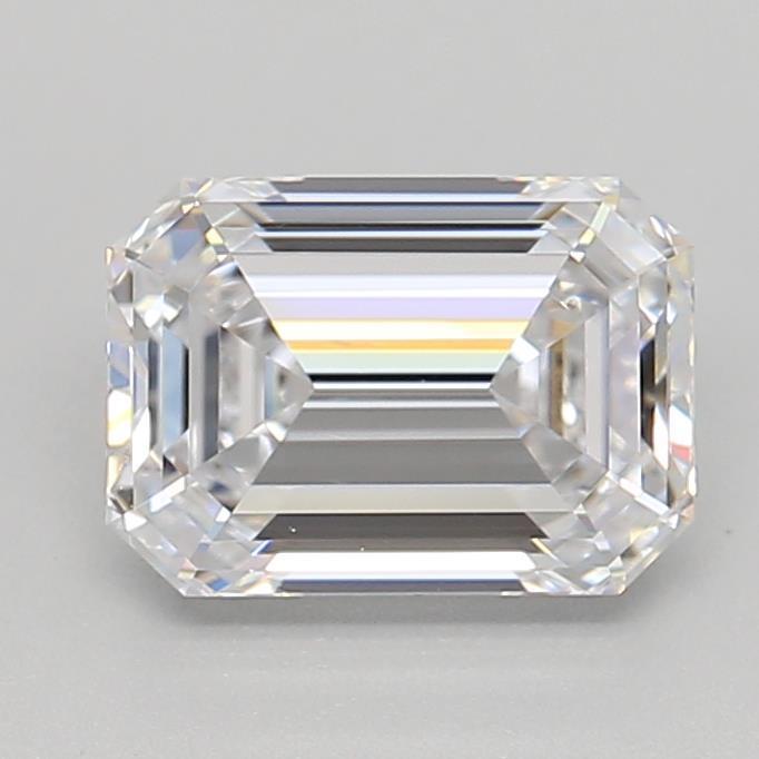 1.06ct Emerald D VS2 Lab Created Diamond