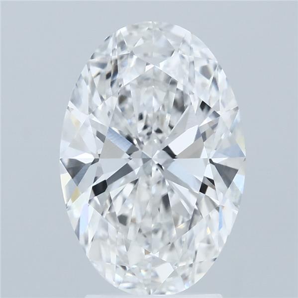 3.03ct Oval E VVS2 Lab Created Diamond