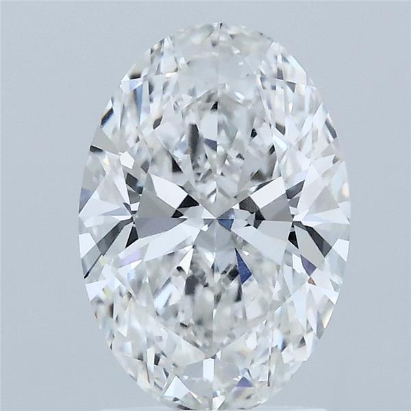 1.96ct Oval E VVS2 Lab Created Diamond