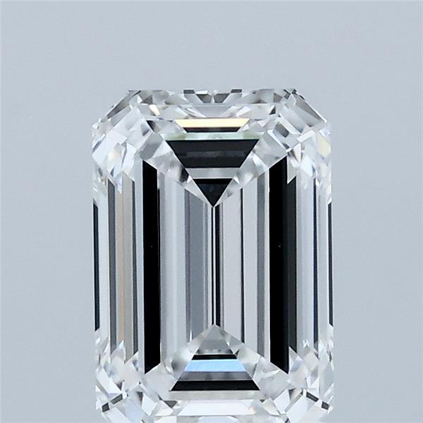 1.53ct Emerald E VVS1 Lab Created Diamond