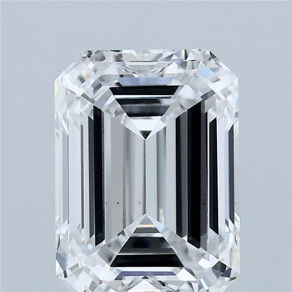 2.53ct Emerald D VS1 Lab Created Diamond