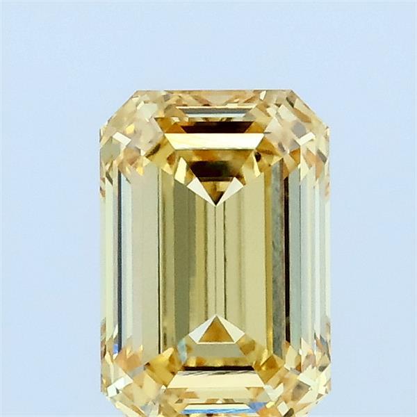 1.03ct Emerald FANCY INTENSE YELLOW VVS2 Lab Created Diamond