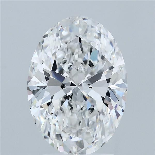 3.03ct Oval E VVS1 Lab Created Diamond