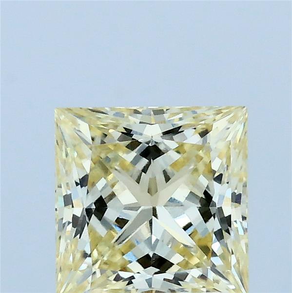 1.5ct Princess FANCY YELLOW VVS2 Lab Created Diamond