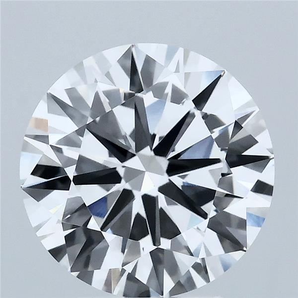 3ct Round E VVS2 Lab Created Diamond