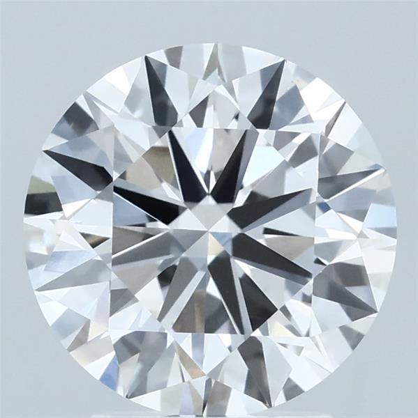 2.86ct Round E VVS2 Lab Created Diamond