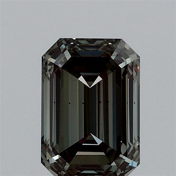 1.07ct Emerald FANCY INTENSE GREEN VS2 Lab Created Diamond
