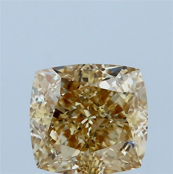 1.59ct Cushion FANCY BROWN YELLOW VS1 Lab Created Diamond