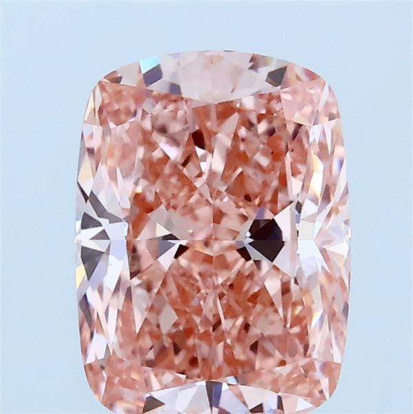 1.92ct Cushion FANCY VIVID PINK VS1 Lab Created Diamond