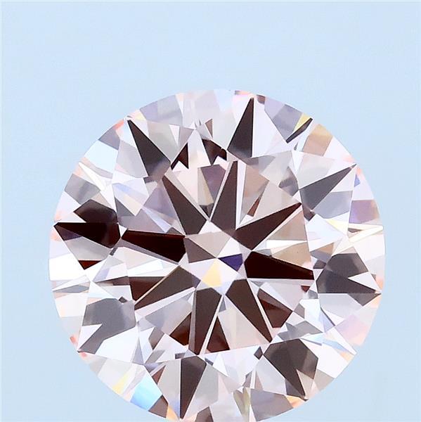 3.06ct Round FANCY INTENSE PINK VVS2 Lab Created Diamond