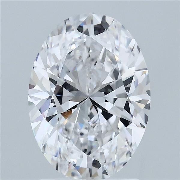 2.03ct Oval D VVS2 Lab Created Diamond