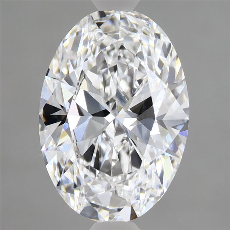 2.08ct Oval D VVS2 Lab Created Diamond