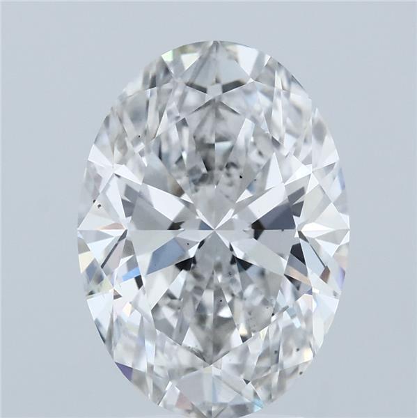 4.02ct Oval F VS2 Lab Created Diamond