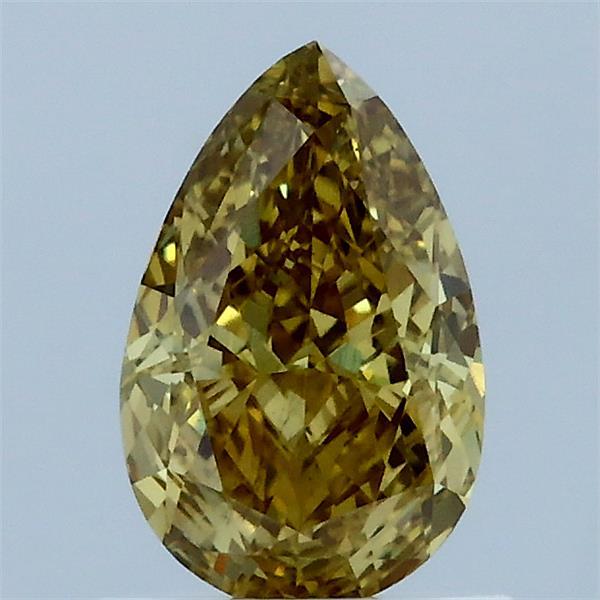 1.03ct Pear FANCY INTENSE YELLOW VS2 Lab Created Diamond