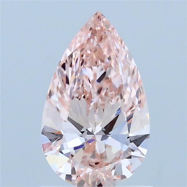 1.01ct Pear FANCY INTENSE PINK VVS2 Lab Created Diamond