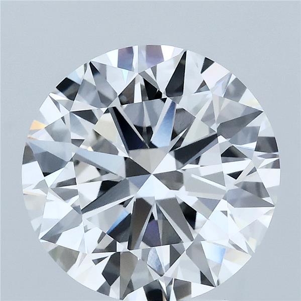 4ct Round F VVS2 Lab Created Diamond