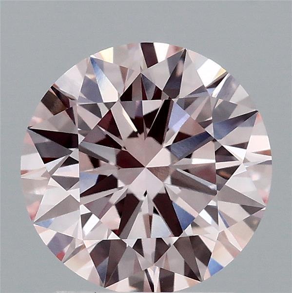 2.05ct Round FANCY PINK VVS2 Lab Created Diamond