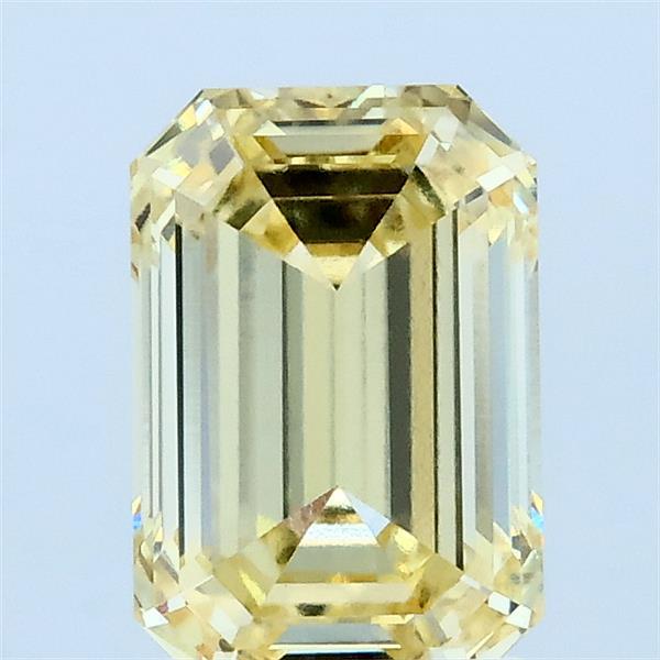 1.59ct Emerald FANCY YELLOW VVS2 Lab Created Diamond