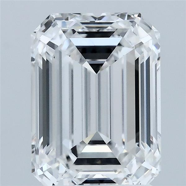 2.53ct Emerald D VVS2 Lab Created Diamond