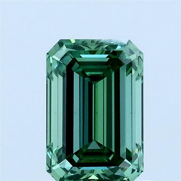 1.02ct Emerald FANCY VIVID GREEN VS1 Lab Created Diamond