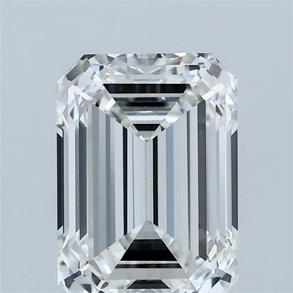 1.56ct Emerald F VVS2 Lab Created Diamond