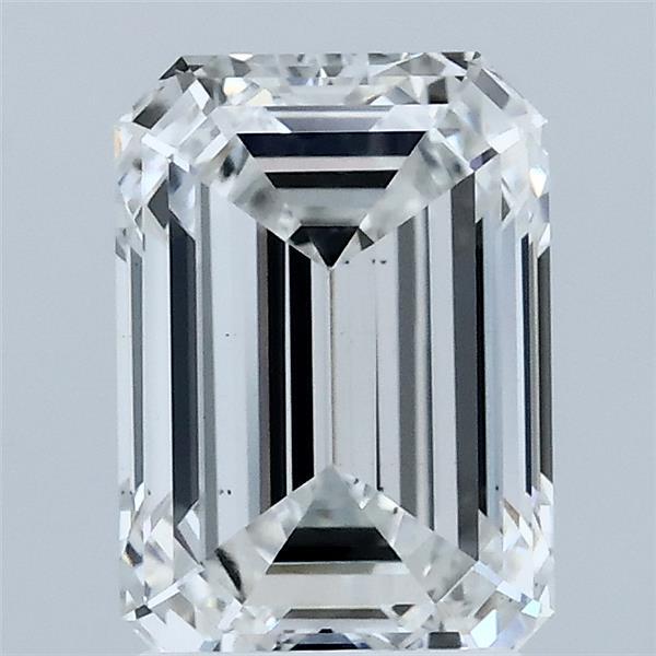 2.03ct Emerald F VS1 Lab Created Diamond