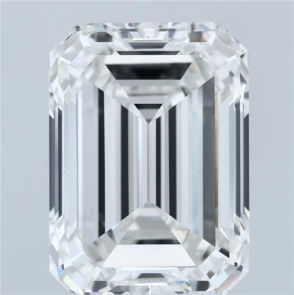 10.25ct Emerald F VS1 Lab Created Diamond