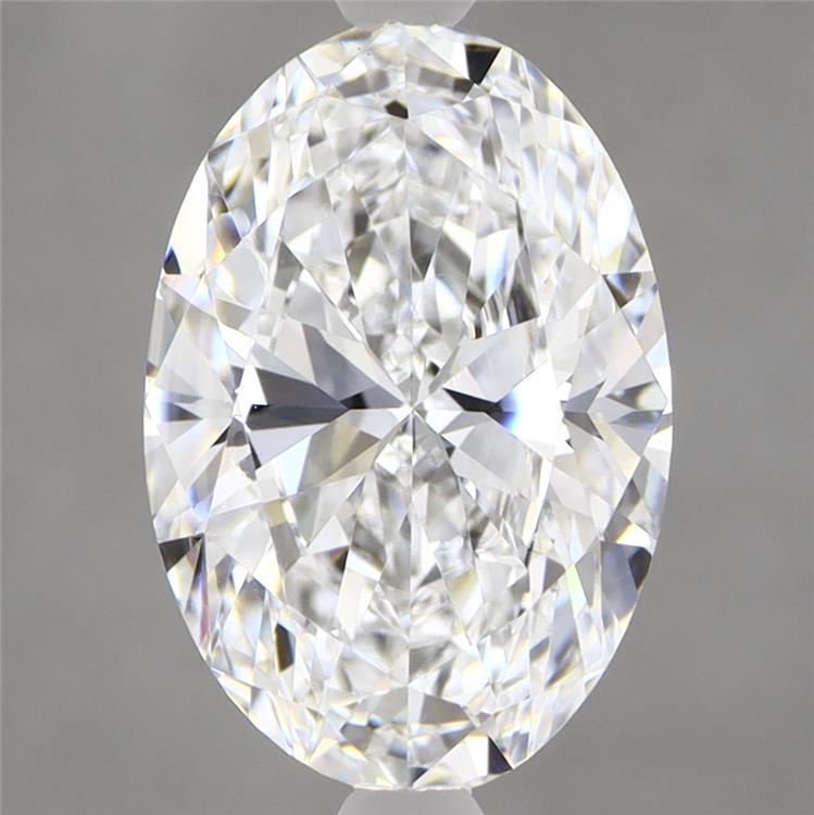 2.84ct Oval D VVS2 Lab Created Diamond