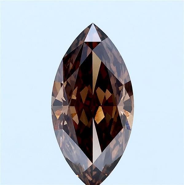 2.08ct Marquise FANCY BROWN VVS2 Lab Created Diamond
