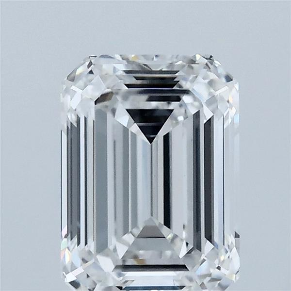 1.52ct Emerald E VVS2 Lab Created Diamond