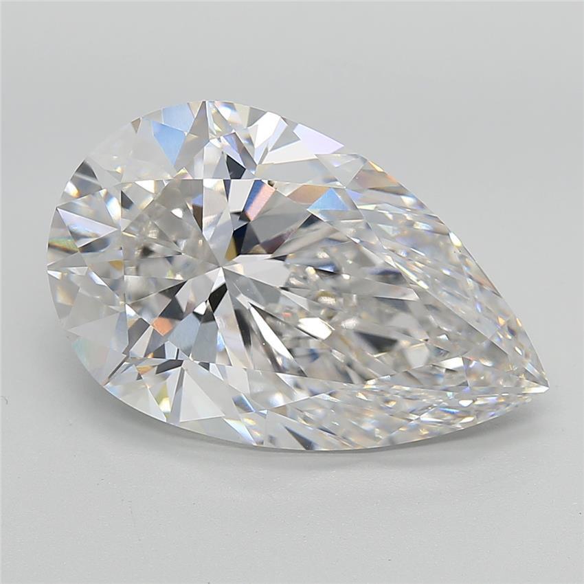 13.06ct Pear E VS1 Lab Created Diamond