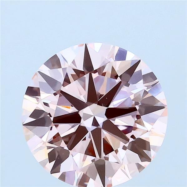 1.88ct Round FANCY INTENSE PINK VVS1 Lab Created Diamond