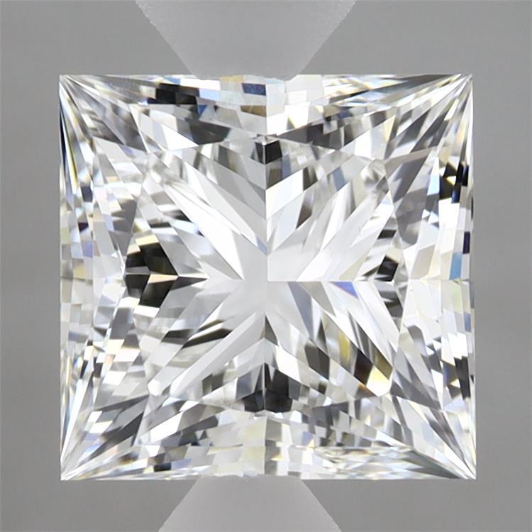 2.9ct Princess E VVS2 Lab Created Diamond