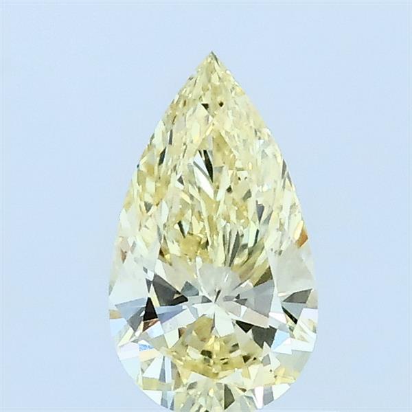 0.51ct Pear FANCY YELLOW VS1 Lab Created Diamond