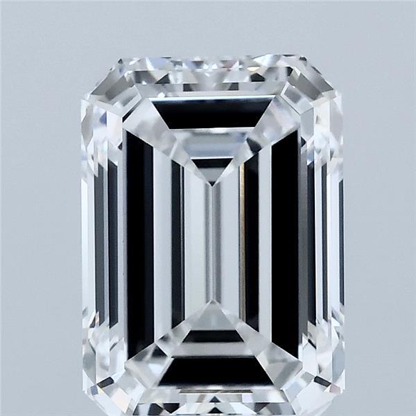 3.07ct Emerald D VVS2 Lab Created Diamond