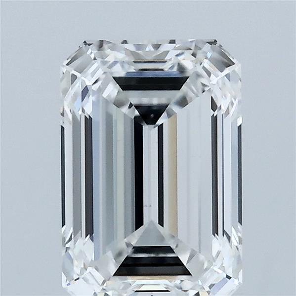 2ct Emerald D VVS2 Lab Created Diamond