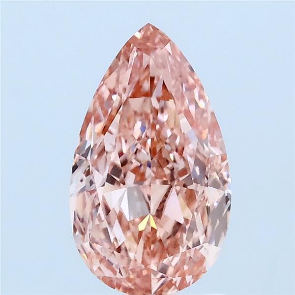 1.57ct Pear FANCY VIVID PINK VS1 Lab Created Diamond