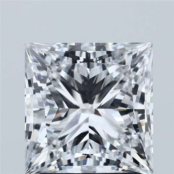 3.03ct Princess D VVS2 Lab Created Diamond