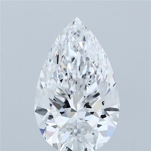 2.03ct Pear D VVS2 Lab Created Diamond
