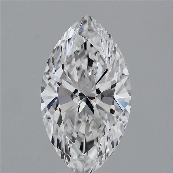 3.09ct Marquise D VVS2 Lab Created Diamond