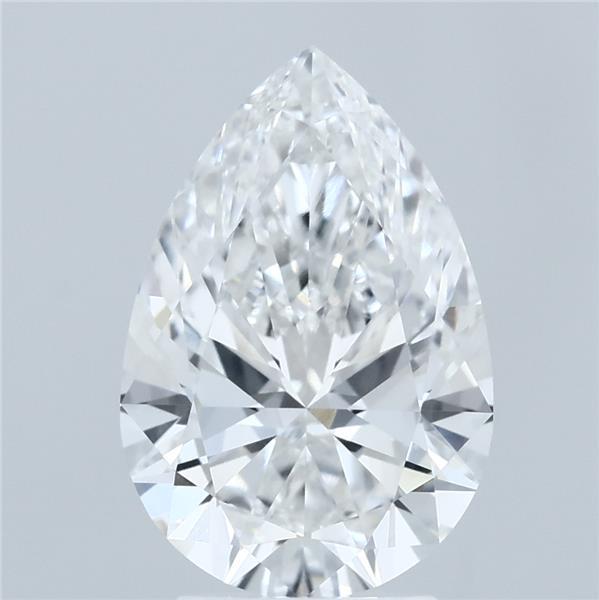 3.27ct Pear E VVS2 Lab Created Diamond