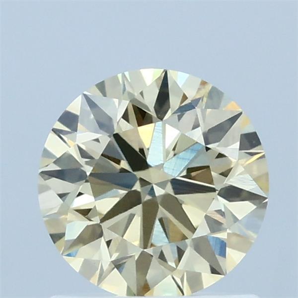 1.09ct Round FANCY YELLOW VVS2 Lab Created Diamond