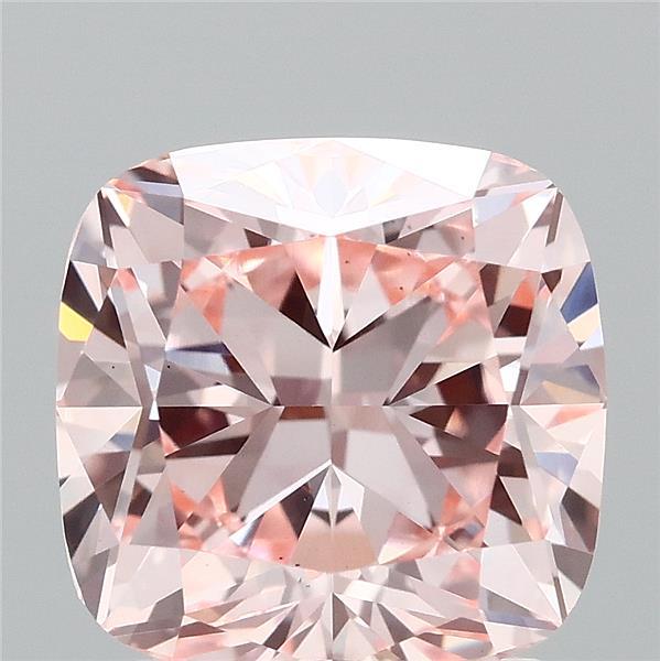 2.05ct Cushion FANCY INTENSE PINK VS1 Lab Created Diamond