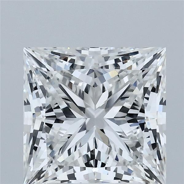 3.08ct Princess E VVS2 Lab Created Diamond