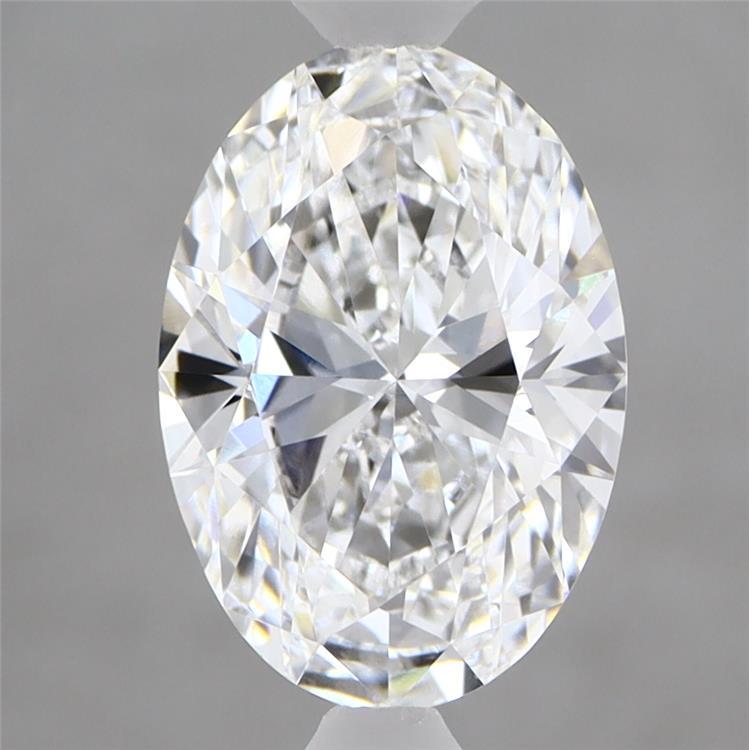 2.06ct Oval D VVS2 Lab Created Diamond