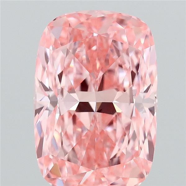 1.86ct Cushion FANCY VIVID PINK VVS2 Lab Created Diamond