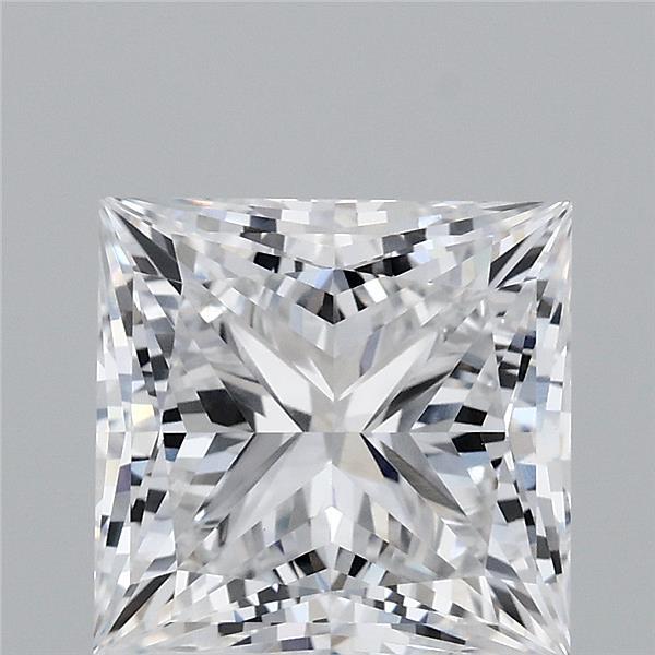 3.22ct Princess D VVS2 Lab Created Diamond
